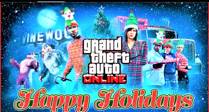 GTA Online's Holiday Celebrations Begin with Gifts from the Happy Holidays Hauler, a Free Snowball Launcher, and More